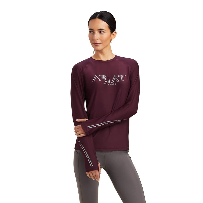 Ariat T-Shirts Damen - Lumina DunkelLila ( ZMANB-7695 )